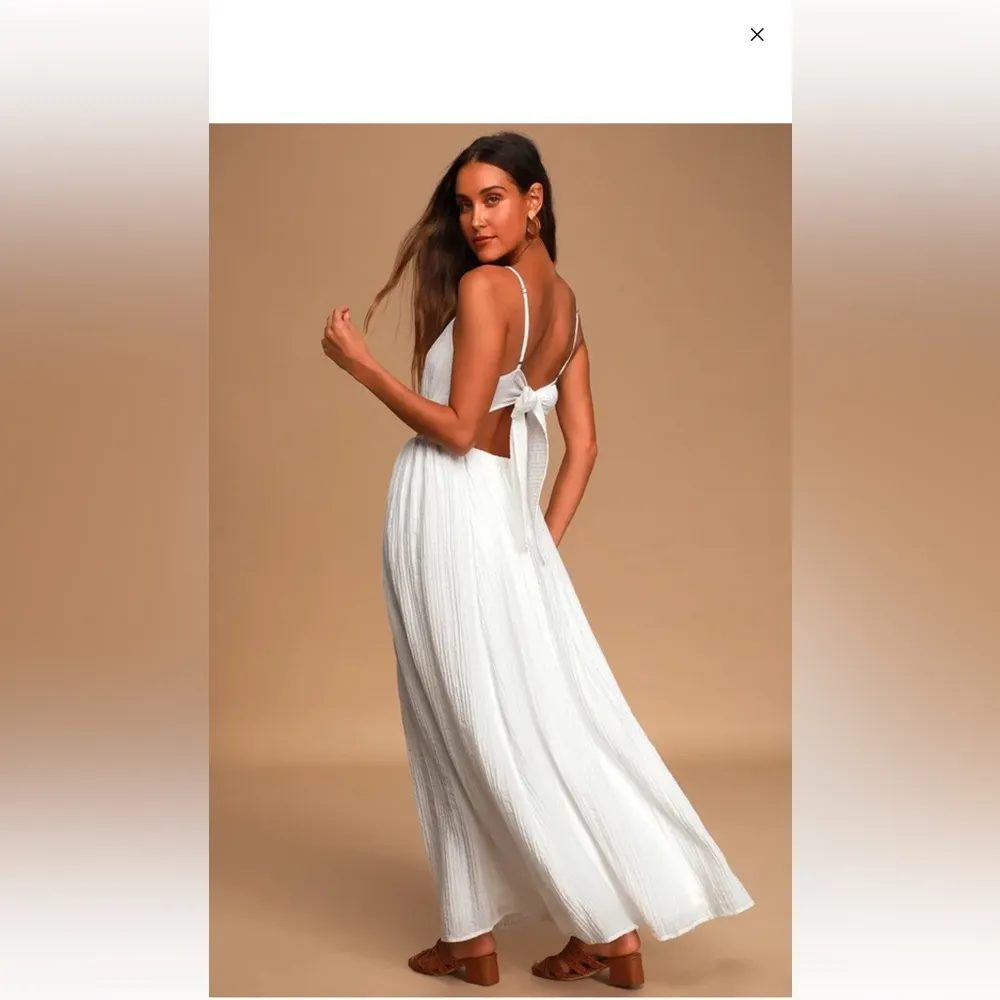 EUC! white summer dress Size XL - Image 5