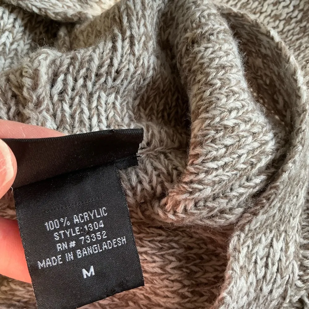 Vtg Y2K belted hooded shacket Size M - Image 3