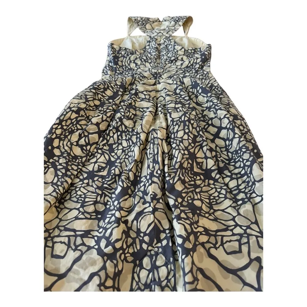 Anthropologie Racerback Cocktail Party Dress Inked Paradise By Fish Fry Size XS - Image 8