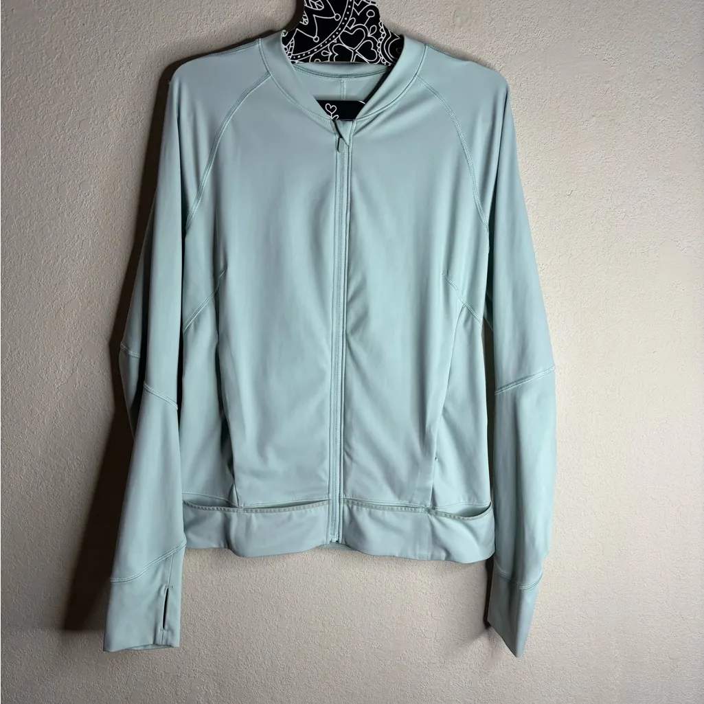Lululemon Nulux UVP Run Jacket Delicate Mint size 8 - Image 2