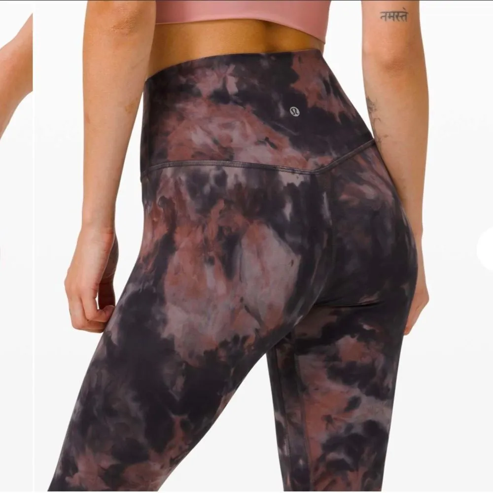 Lululemon Align Diamond Dye Gray Pink Pearl 25” - Image 4