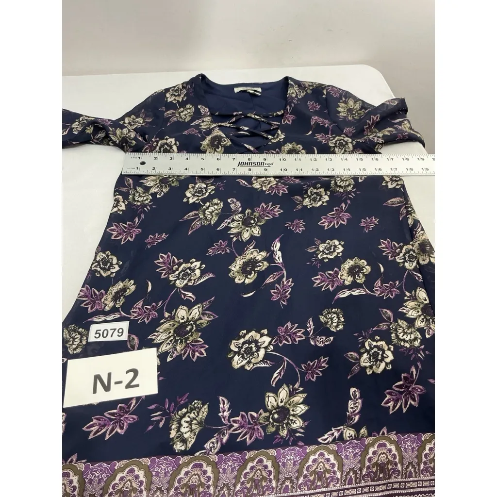 Womans Speechless Pullover Mini Shift Dress XS Multicolor Floral Lined - Image 4