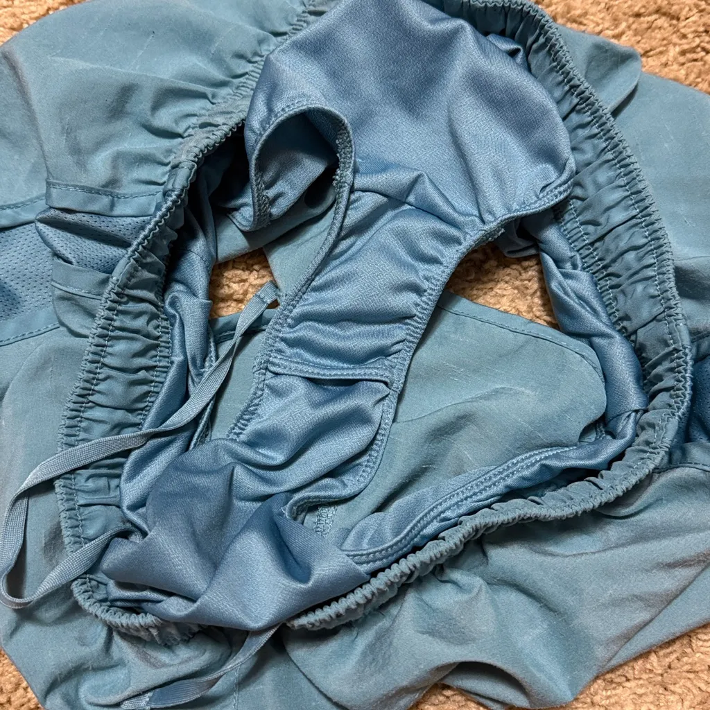 Nike Sky Blue Sports Running Shorts - Large - Image 3