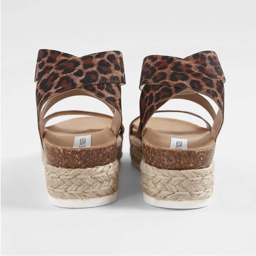 Steve Madden Brown Espadrille Platform Sandals - Image 10