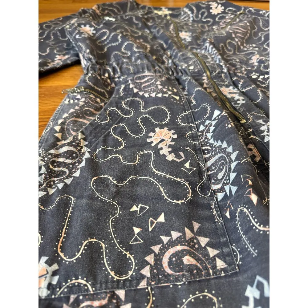 ISABEL MARANT ÉTOILE Nilaney printed cotton jumpsuit size 42 / US 10 - Image 12