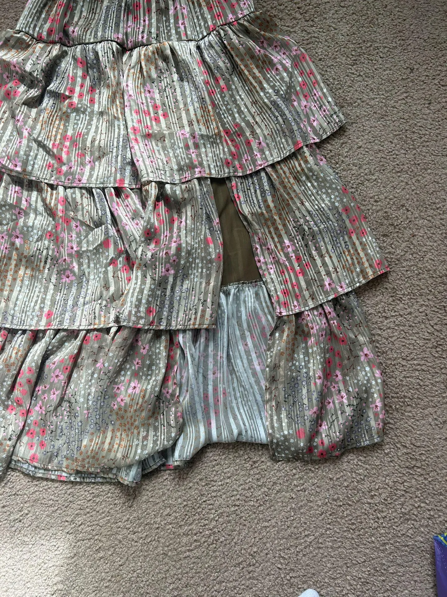 Boutique Green Midi Skirt - Image 4