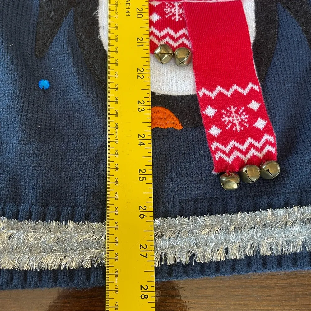 Holiday Time Women's Penguin Sweater - Image 6