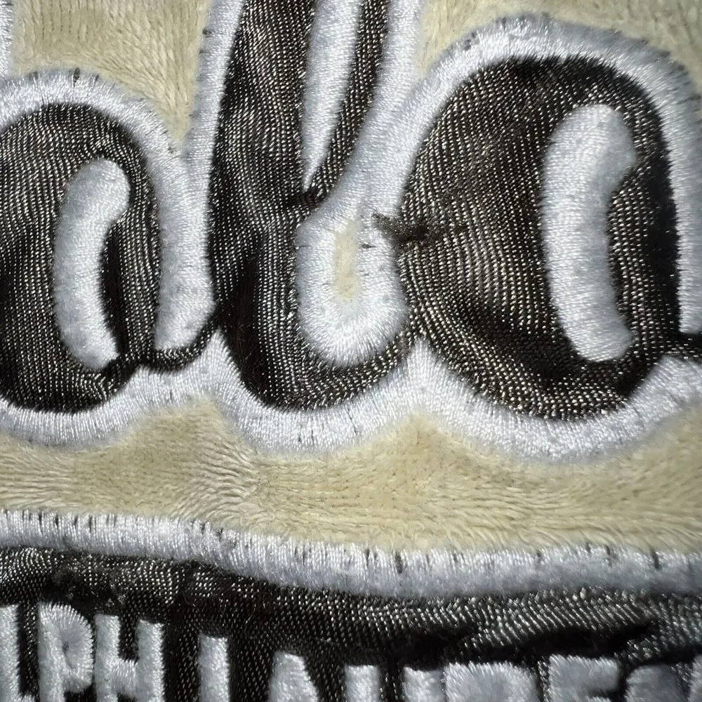 Polo Jeans Co Ralph Lauren Womens Velour Hoodie Track Jacket Size M Green Zip Up - Image 4