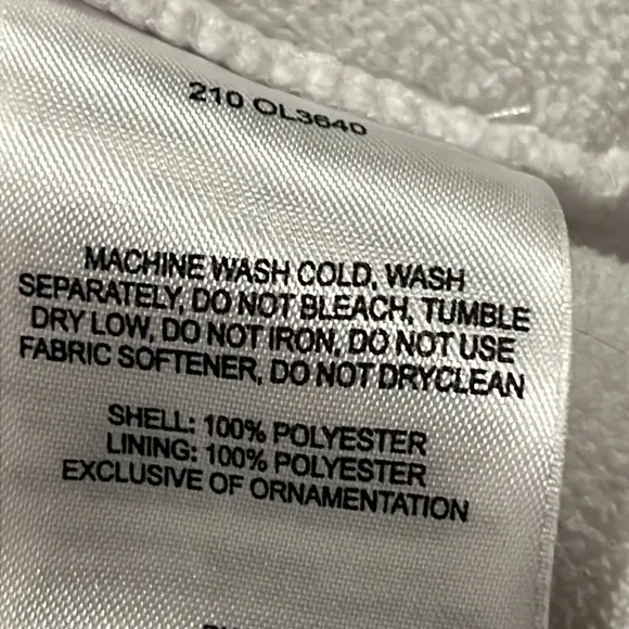 Mountain Hardwear Monkey Fleece Jacket  white size medium‎ hooded - Image 8