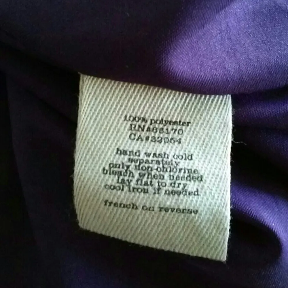 Anthropologie Ecote Purple Lavender Flower Halter Floral Dress - Image 7