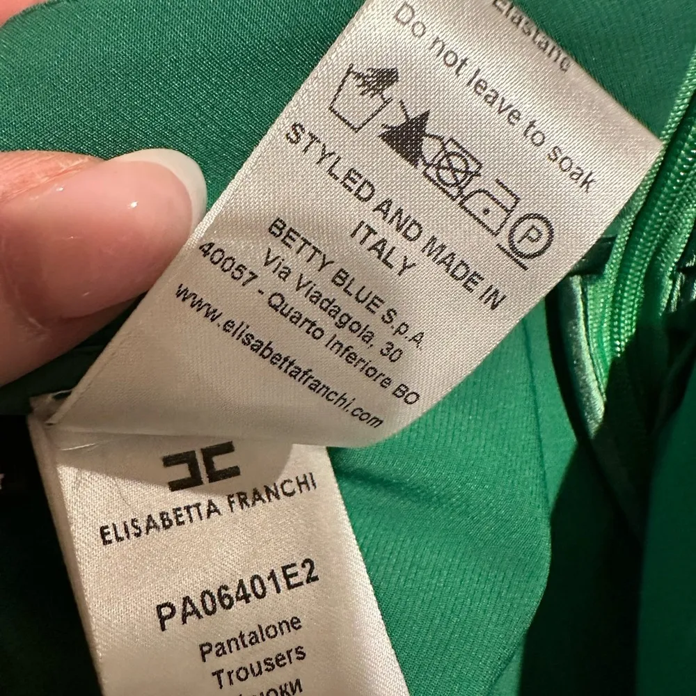 Elisabetta Franchi Chic Kelly Green High - Image 10