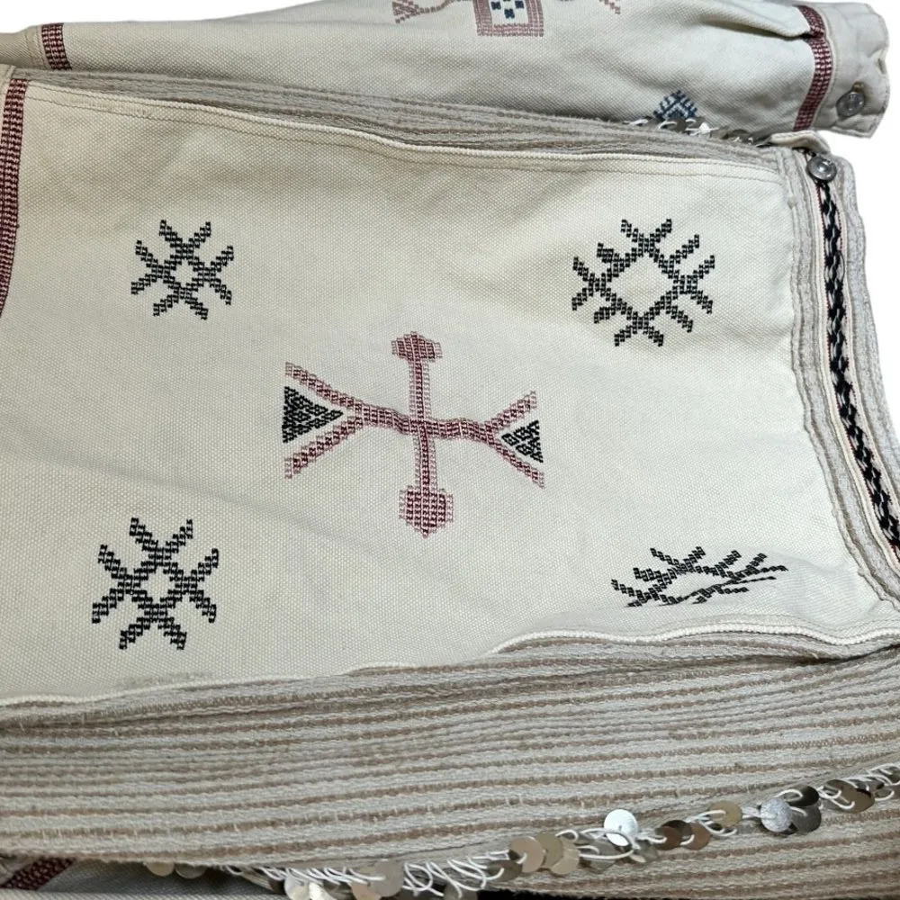 Free People‎ Embroidered Denim Jacket - Image 6