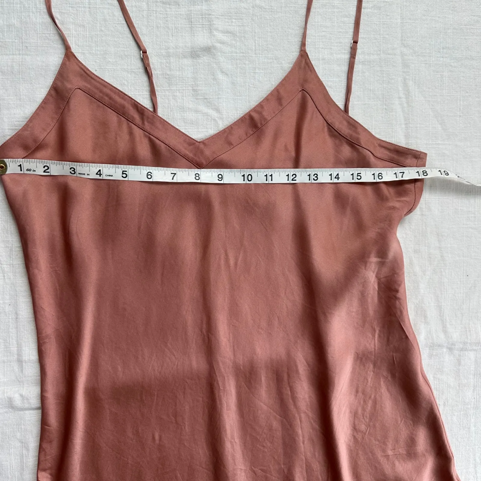 Ginia Silk Slip Dress V - Image 10