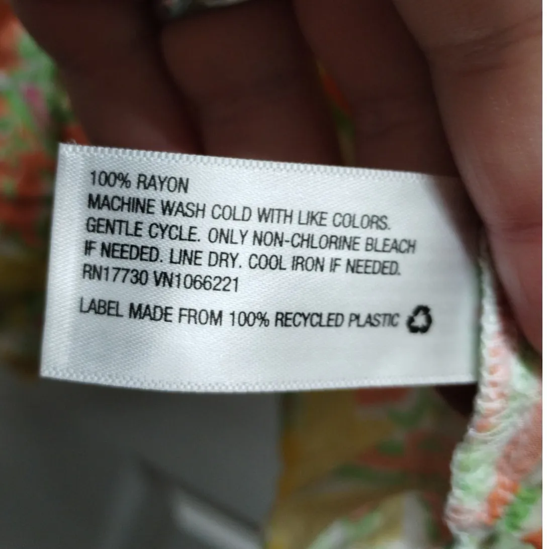 Lilly Pulitzer for Target Size Small Yellow Tropical Keyhole Back Romper *FLAW* - Image 7