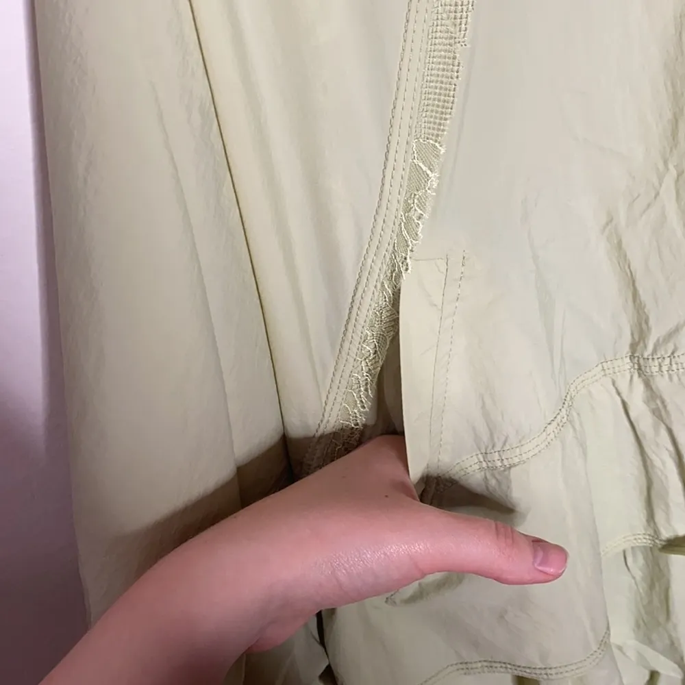 Free People Namaslay tiered ruffle jacket size M - Image 10