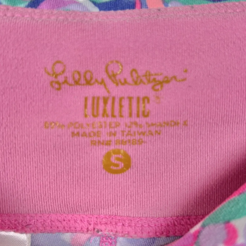 Lilly Pulitzer Luxletic Weekender Cropped Tights S La Playa - Image 2