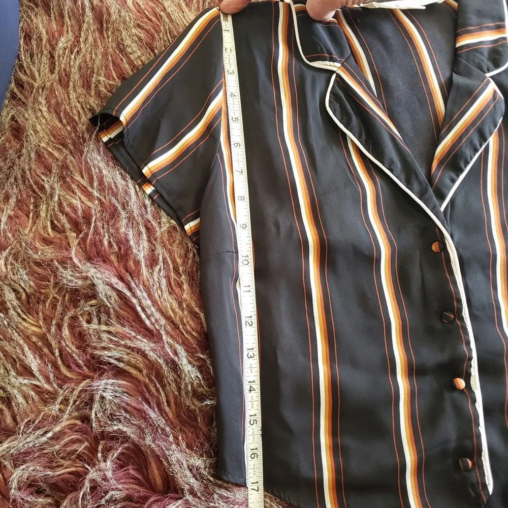 Hiatus | Button Down Front Tie Blouse - Image 3