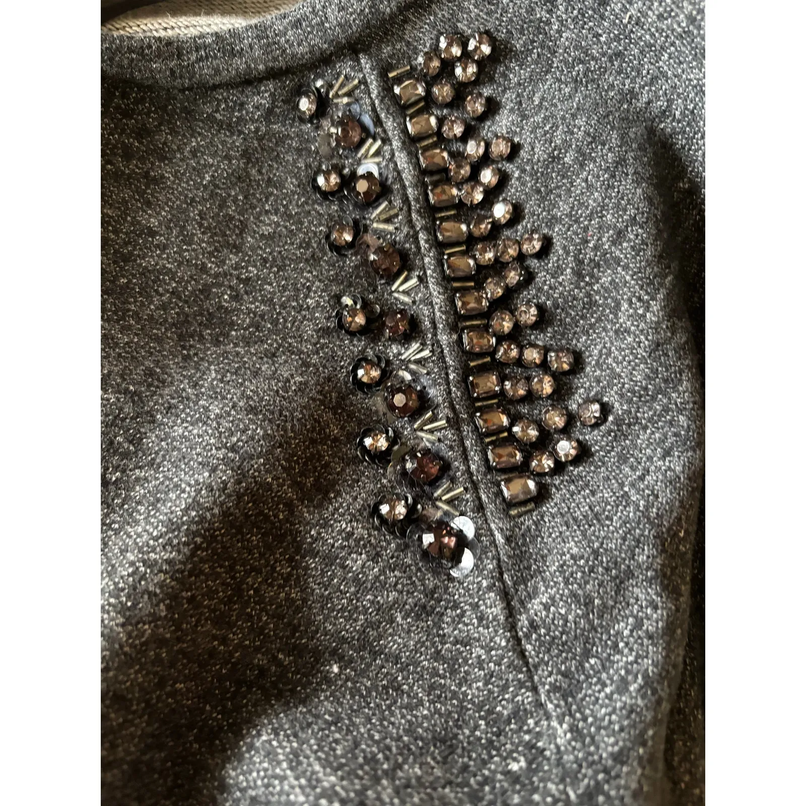 5/$65.   Crown & Ivy Women's Blue Bling Long Sleeve Top - Size‎ 2X - Image 5