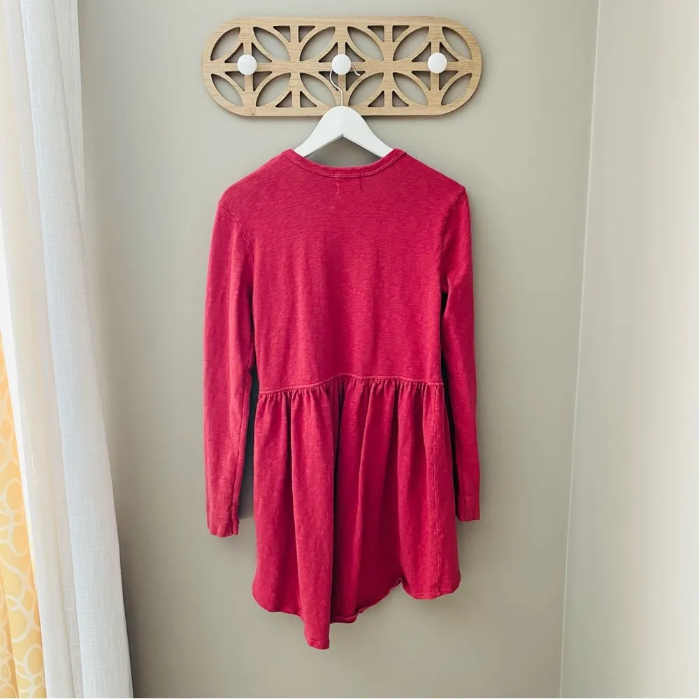 t.la by Anthro. Open Front Cardigan Pink Sz Medium - Image 6