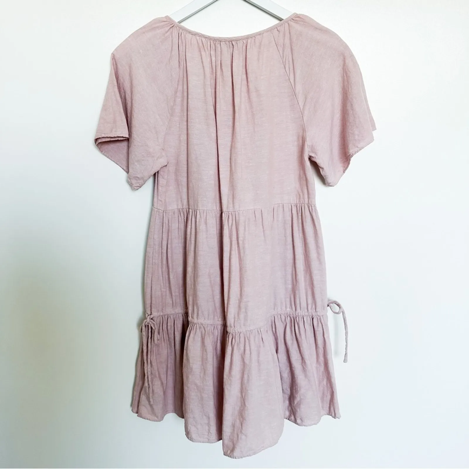 Madewell Linen Blend Lorelei Mini Dress - Image 6