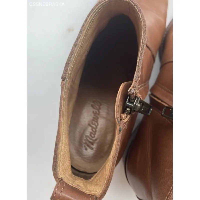 Madewell Women's  Brown Leather Booties - Size‎ 8 - Image 5