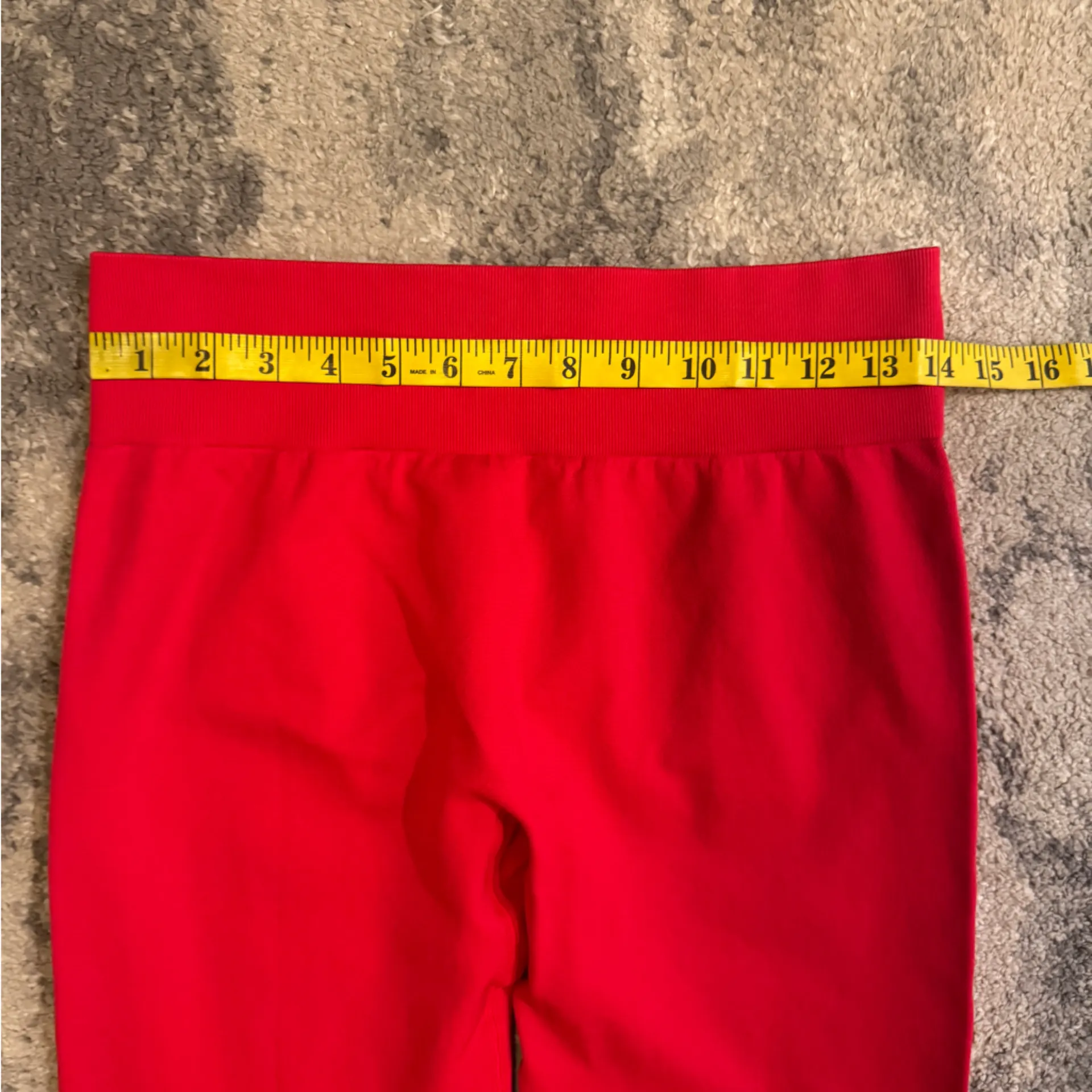 Women’s Pink OQQ Leggings Red Size XL - Image 4