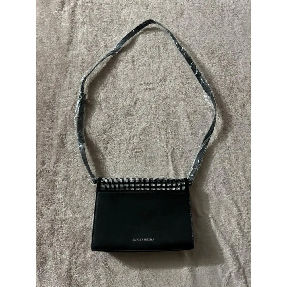 Badgley Mishka | Embellished Microsuede Crossbody‎ Bag - Image 11