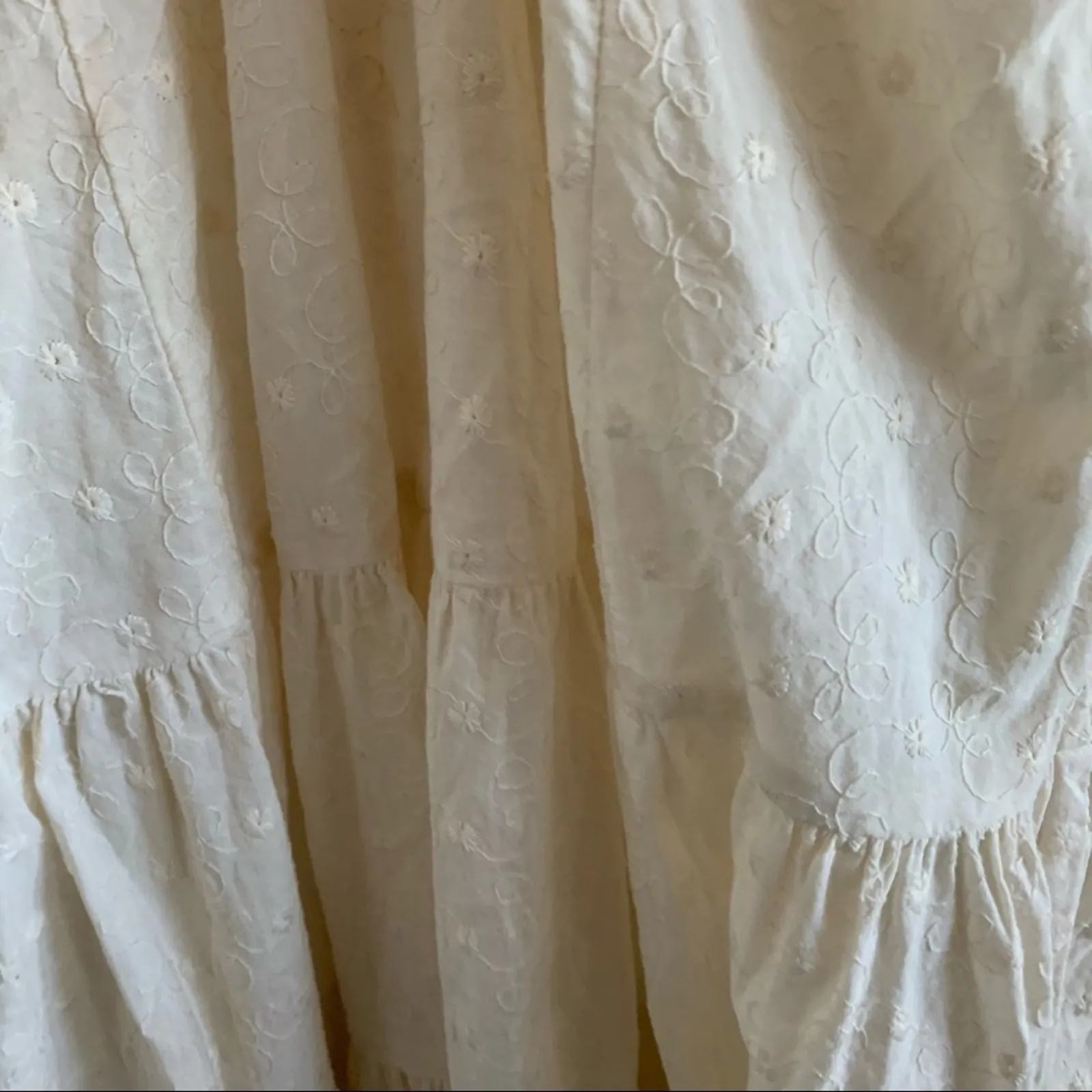 Current/Elliott  Florence Dress Ivory Small - Image 11