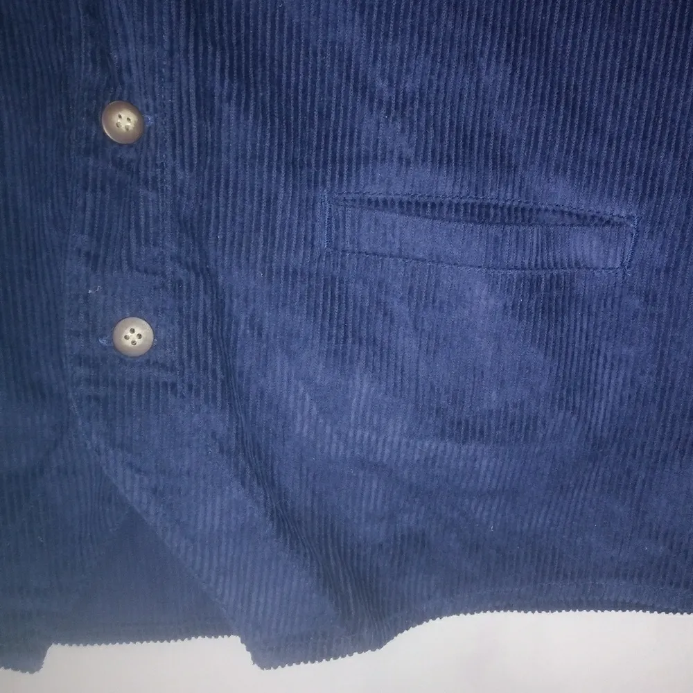 Arizona L Royal Blue Courderoy Vest - Image 2