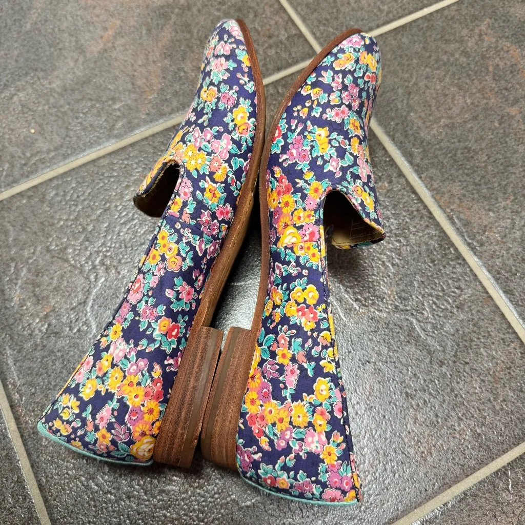 Sebago Hutton Liberty Floral Smoking Flat Slip - Image 11