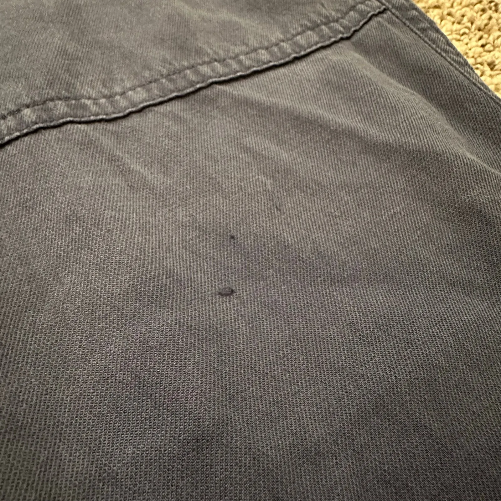 Faherty navy blue pull on linen jogger pants size M - Image 12