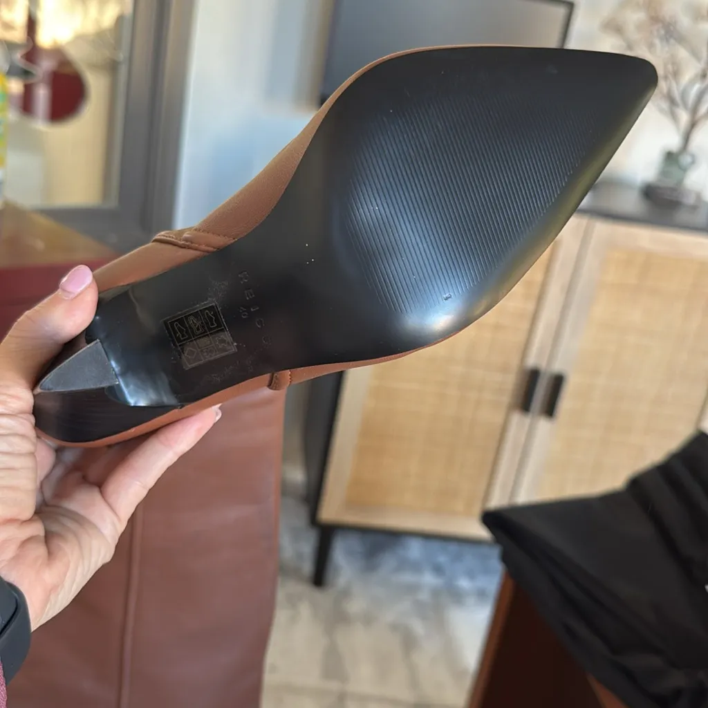 New!‎ Reiss Caitlin Leather Knee High Boots in Tan Sz 40 US 9.5 $540 - Image 9