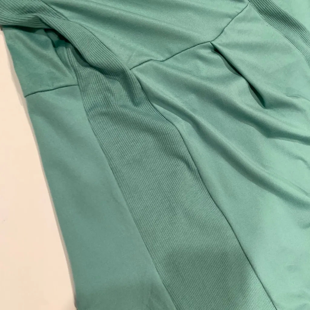 Muk Luks Women’s Large Tall Seafoam Light Green Open Front Lightweight Cardigan Blue Size undefined - Image 4