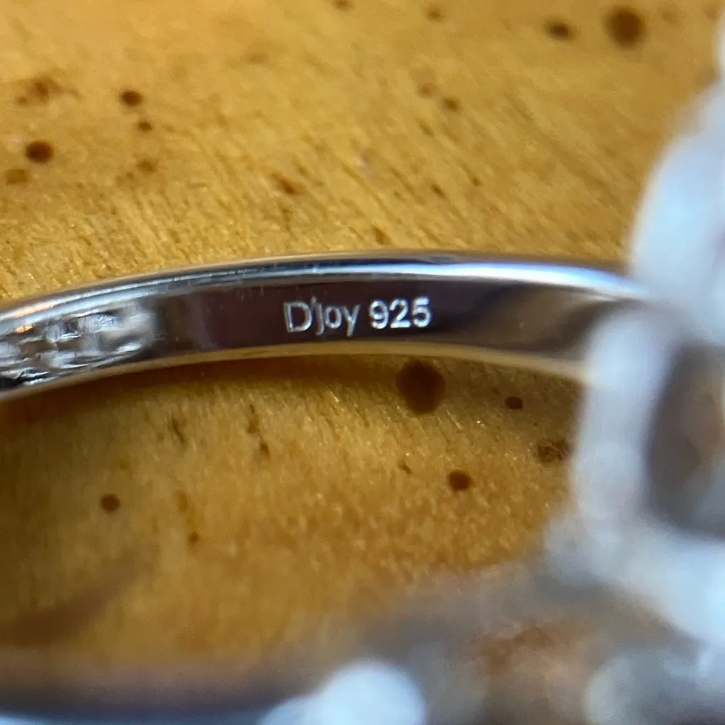 Natural Cherry Citrine Sterling Silver Ring Size 7 - Image 6