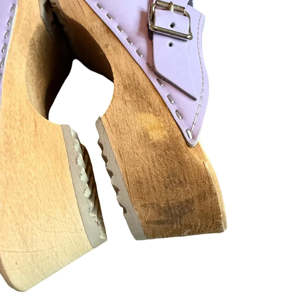 Mia Alma Lilac Purple Backless Clogs Shoes Comfort Classic Bold Size 37 7 NIB - Image 8