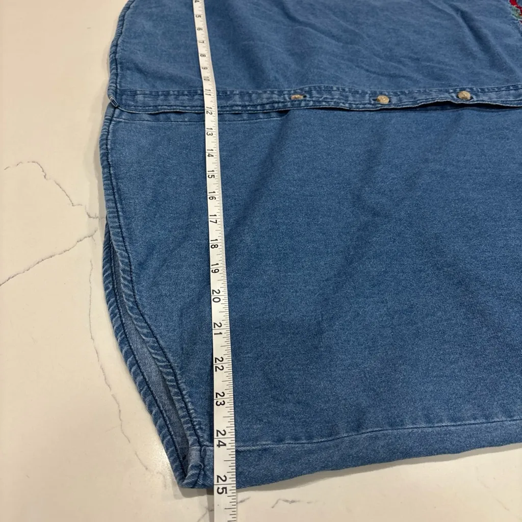 Bobbie Brooks Blue VTG Denim Shirt teddy bears embroidered Size undefined - Image 5