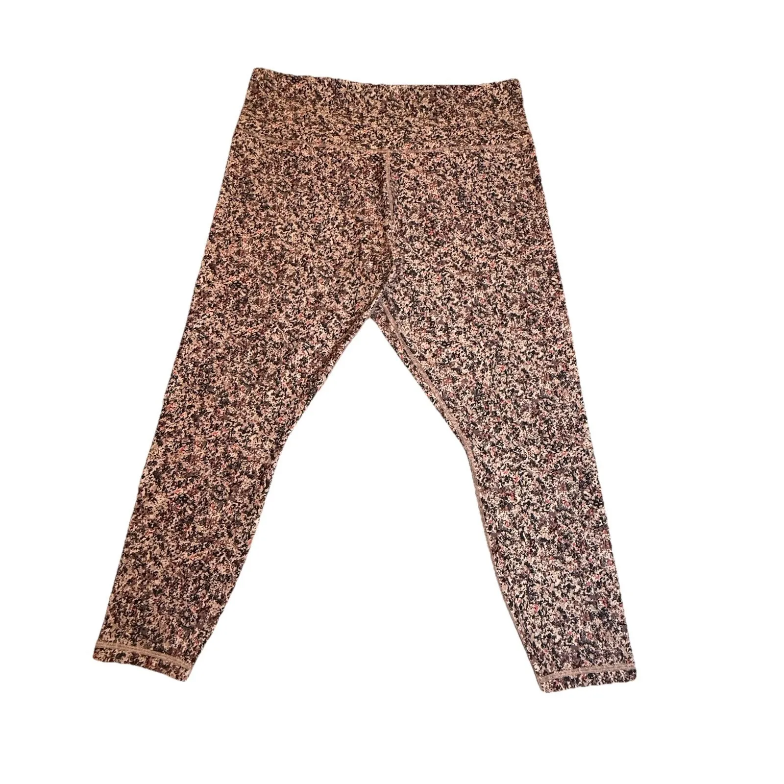 Athleta Elation Textured 7/8 Tight Meadow Decadent Chocolate Plus Size 2X Gym # - Image 5