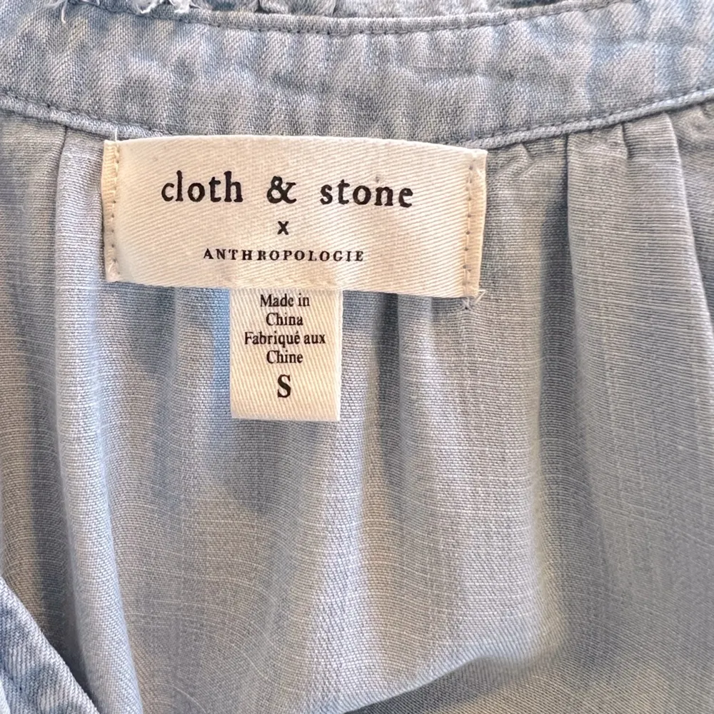 Cloth & Stone X Anthropologie Tie Waist Mini Dress Women’s Size S - Image 9