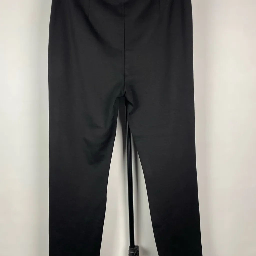 Trina Turk Laze Classic Ponte‎ Knit Black Pull On Cropped Dress Legging Pants - Image 5