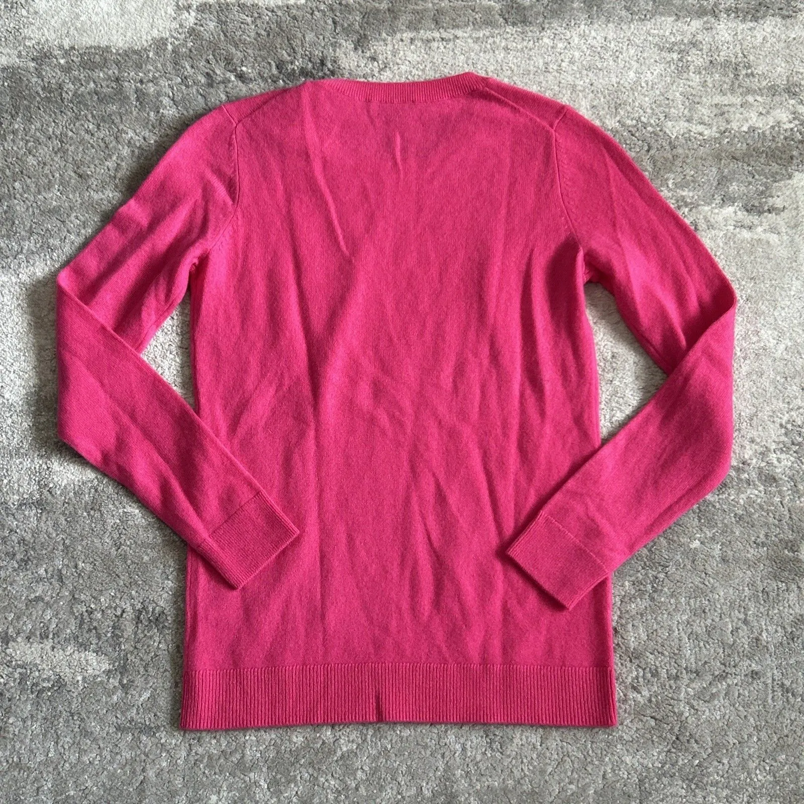 Talbots Sweater Womens XS Pink Soft Cashmere Crewneck Career Office - Image 4