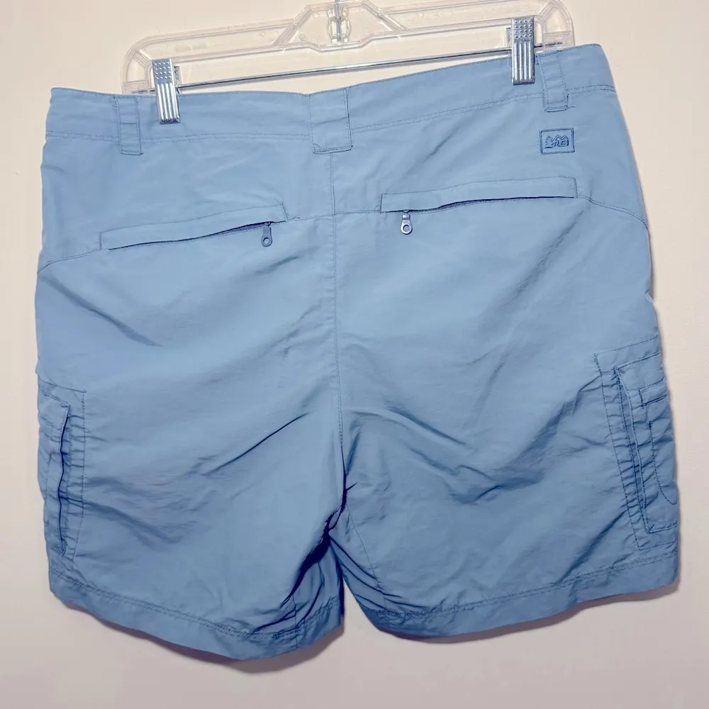REI UPF 50+ Hiking Shorts Size 12 Blue - Image 3