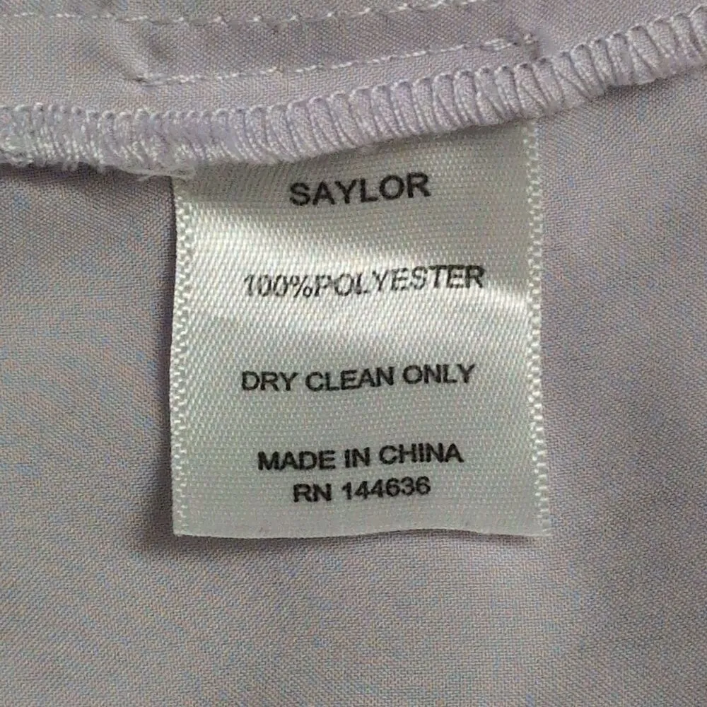 Saylor Lavender Lace Short Sleeve Off Shoulder Ruffle Trim Mini Dress Size M - Image 7