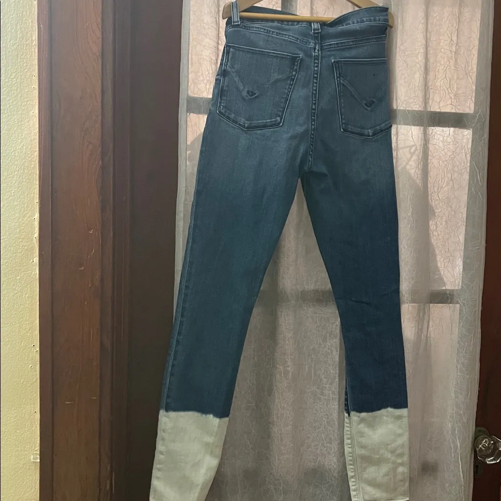 HUDSON Barbara High Rise Super Skinny Ankle Jeans Indigo Dipped size 25 - Image 6