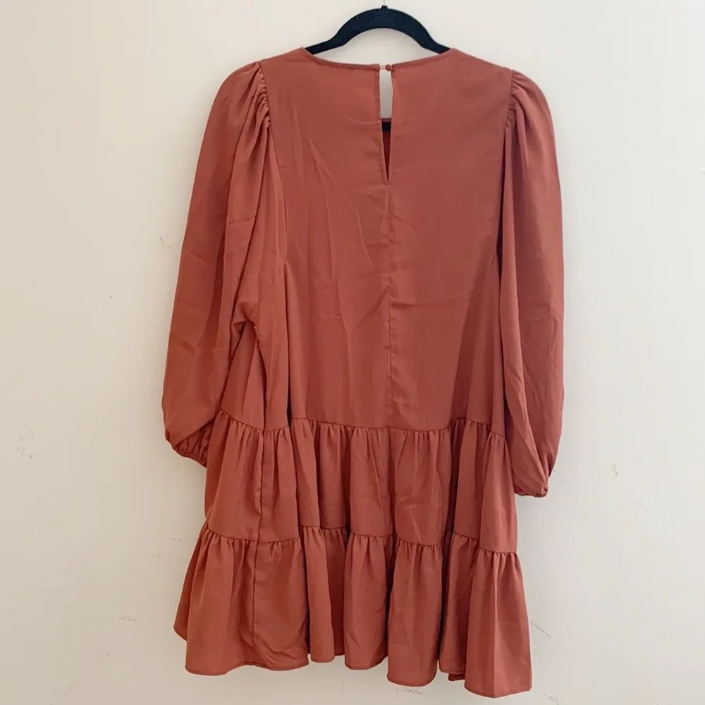 Vestique | Long Sleeve Tiered Dress - Image 2