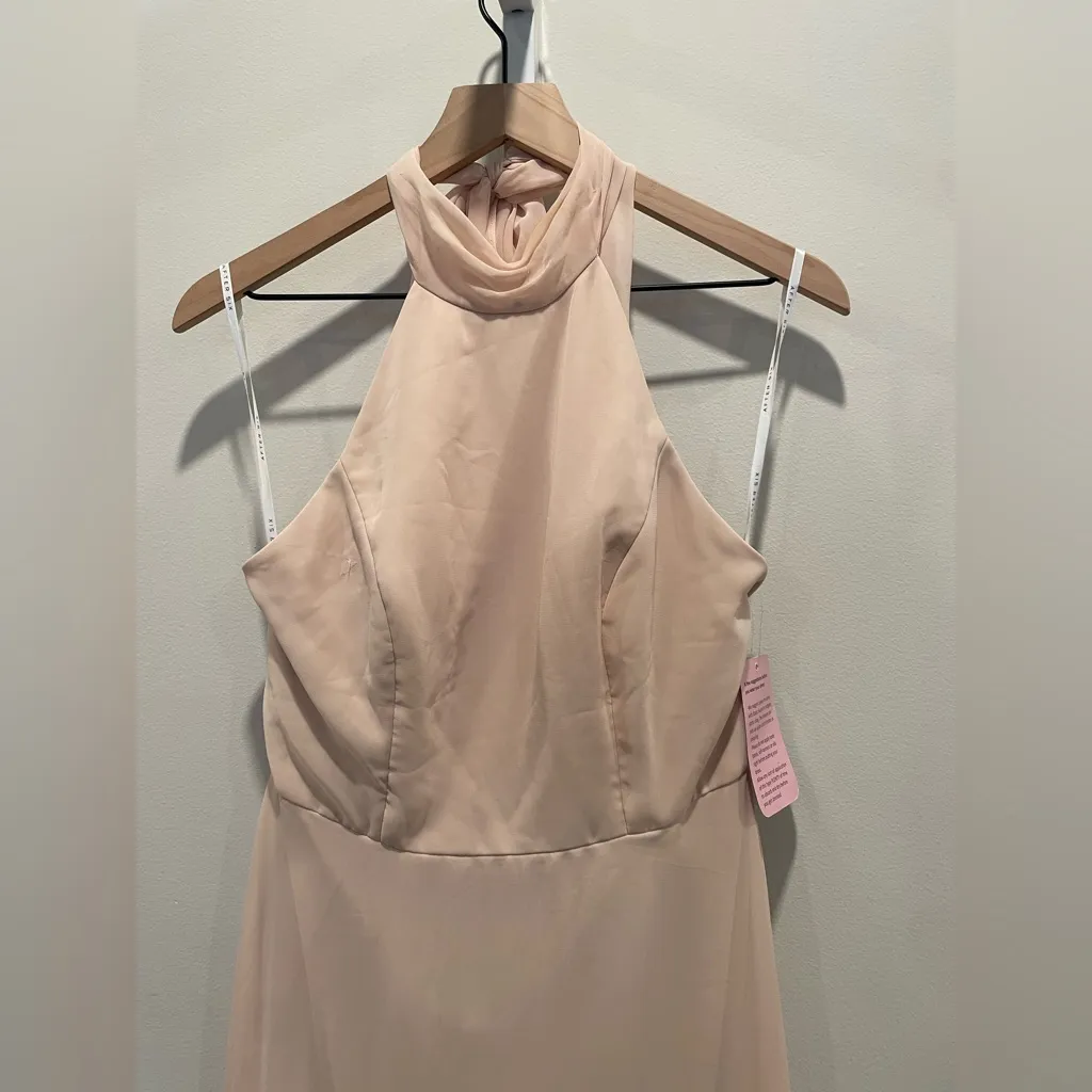 After Six High Neck Halter Backless Maxi Dress Size 8‎ - Image 5