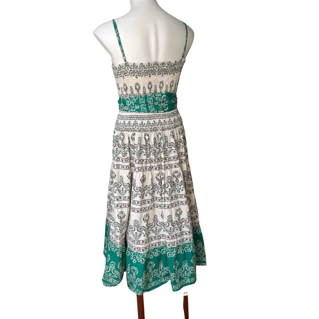 Betsey Johnson Bandana Print Corset Bodice Ruffle Hem Dress, Sz XXL - Image 9