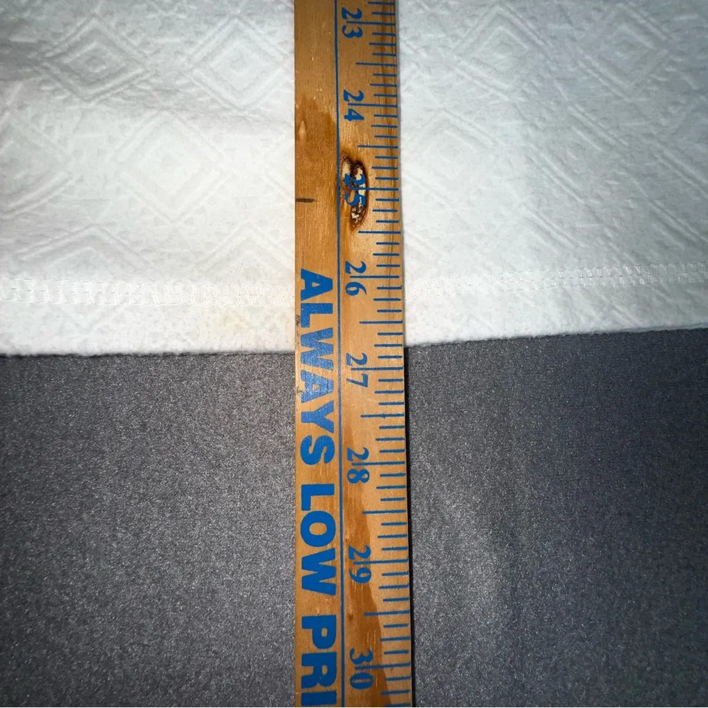 Eddie Bauer women’s‎ Off-White Diamond Pattern Quarter-Zip Pullover size XL - Image 6