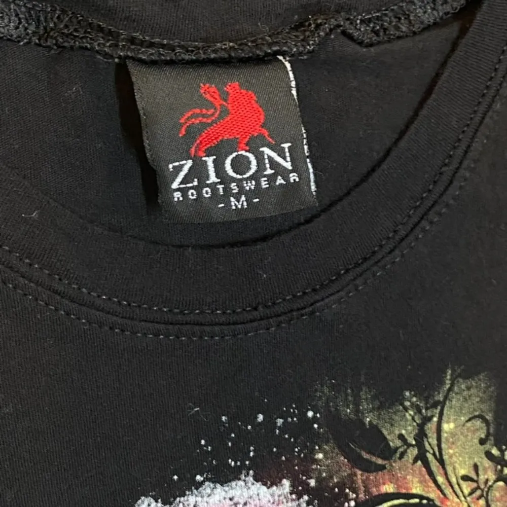 ZION Rootswear Bob Marley Black Graphic Tee Medium ‘MUSIC for your SOUL' 2009 - Image 6