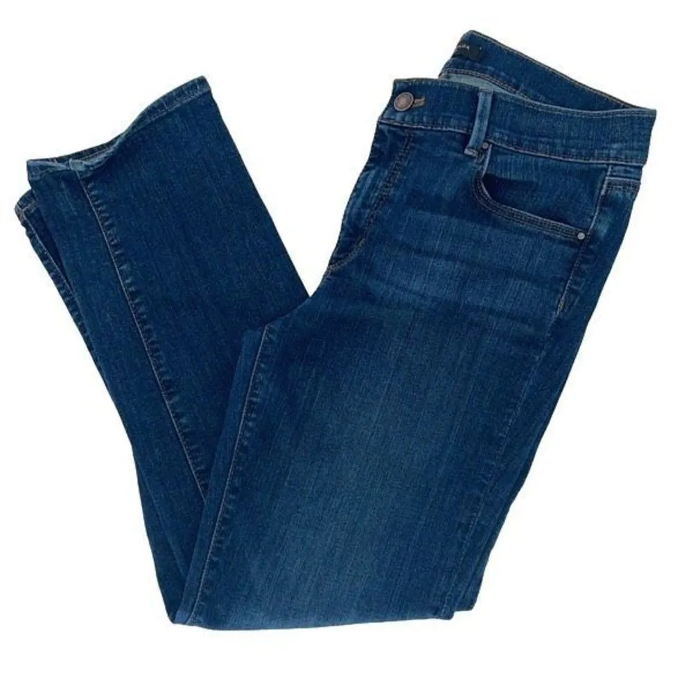 Ann Taylor‎ Womens Slim Jeans Modern Fit Medium Wash Stretch Denim Blue Size 6P - Image 6