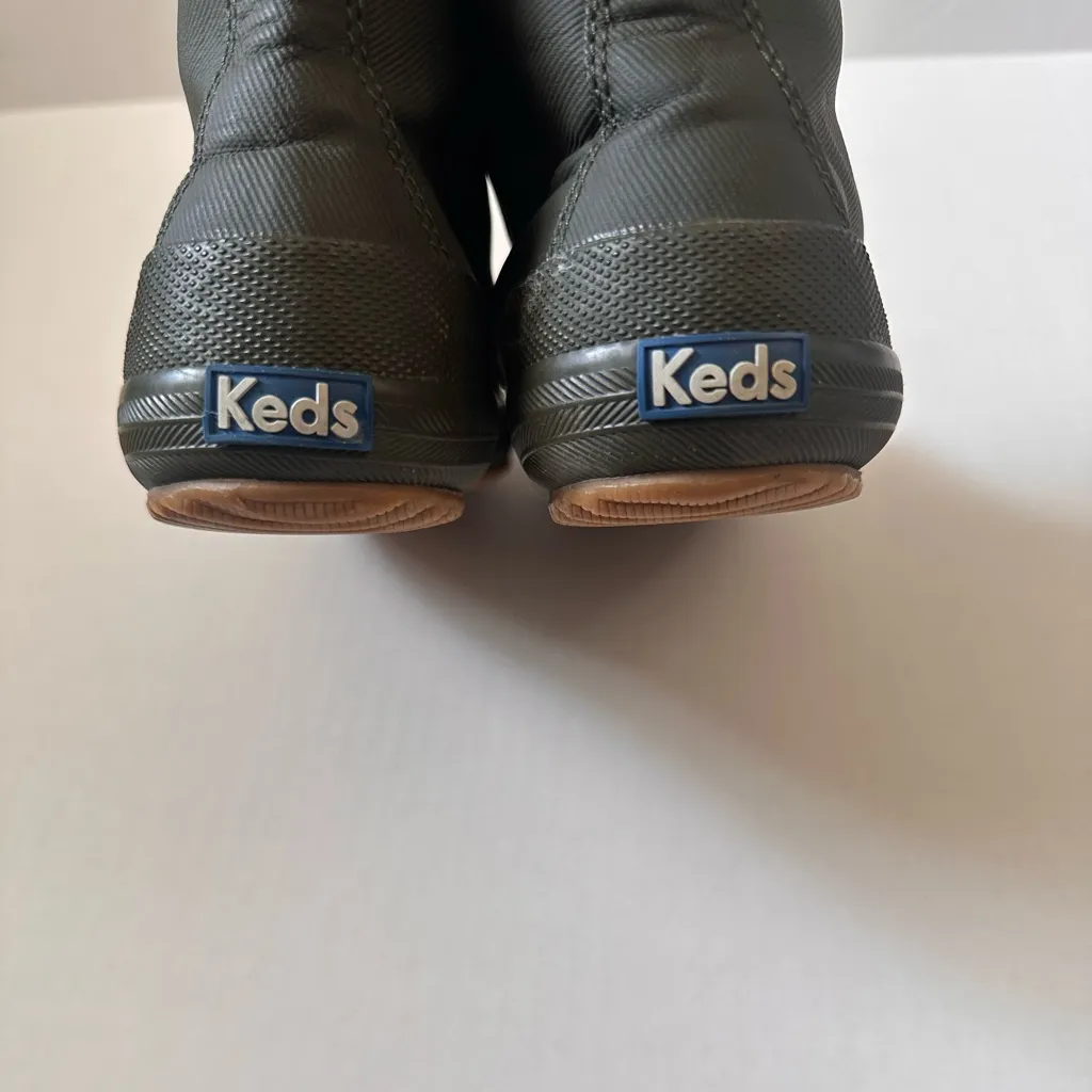 Keds scout splash twill green ankle boot size 8 - Image 8